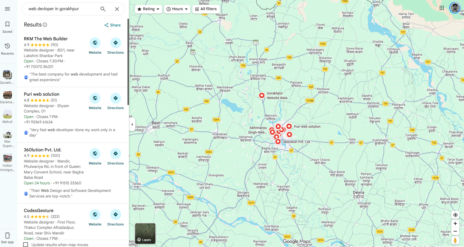 Google Maps Business